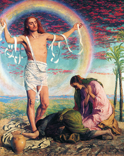 Christ and the two Marys William Holman Hunt